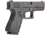 Hogue Wrapter Adhesive Grip For Glock 17, 17L, 18, 22, 24, 31, 34, 35, 37, Small Frame Full Size Generation 3, Rubber Black, 17130