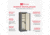 Hornady Mobilis Gun Safe, Single Door, 22 x 59 x 18 in, Black/Gray, 95070
