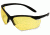 Howard Leight Vapor 2 Light Weight Protective Eyeglasses Black Frame / Amber Lens