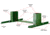 Hyskore Target Hound Target Stand, Od Green, 30291