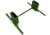 Hyskore Target Hound Target Stand, Od Green, 30291