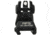 IMI Defense AFS Rear Aluminum Flip Up Sight, Black, 14639