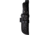 J&amp;V Adventure Knives Ursus Fixed Blade Knife, 10.75in Overall, 5.75in Satin 1.4116 Stainless Steel Blade, Black Canvas Micarta Handle, Black Leather Belt Sheath, 1012-MN
