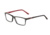 Jaguar Spirit 31506 Single Vision Prescription Eyeglasses, Matte Black/Red Frame, JG315066852SV