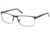 Jaguar Spirit 33578 Progressive Prescription Eyeglasses, Black/Red Frame, JG335781007PR