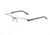 Jaguar Spirit 33579 Progressive Prescription Eyeglasses, Deep Grey Silver Frame, JG335791015PR