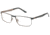 Jaguar Spirit 33585 Progressive Prescription Eyeglasses, Green/Brown Frame, JG335851075PR