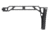 JMac Customs SS-9RP Stock 5.5mm Folding Aks w/Rubber Butt Pad, Black, SS-9RP+5.5
