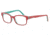 JOOP! 81061 Bifocal Prescription Eyeglasses - Red Frame and Clear Lens 81061-6408BI