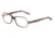 JOOP! 81082 Progressive Prescription Eyeglasses - Pink Frame and Clear Lens 81082-6638PR