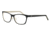 JOOP! 83165 Single Vision Prescription Eyeglasses - Black Frame and Clear Lens 83165-848SV