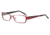 JOOP! 83168 Single Vision Prescription Eyeglasses - Red Frame and Clear Lens 83168-843SV