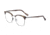 Joop! 83237 Single Vision Prescription Eyeglasses, Brown Structure Frame, 83237-4291SV