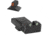 Kensight Bomar BMCS Beveled Blade Adjustable Target 1911 Rear Night Sight Set w/Deep Sight Notch, Beveled Blade, Black, 980-099