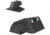 Kensight DAS Serrated Blade Adjustable Rear 1911 Night Sight, Serrated Blade, Tritium w/White Outlines, Black, 970-636