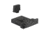 Kensight Glock Adjustable Square Blade Rear Sight, 0.315in Tall, Black, 960-821