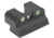 Kensight 1911 A1 Mil-Spec GI Series Government Model Fixed Rear Night Sight, Black, 860-202