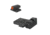 Kensight Springfield Rounded Blade Tritium Rear Sight, Orange, 981-253