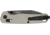 Kershaw Bel Air Folding Knife, 3.1 in, CPM MagnaCut Stainless Steel, Reverse Tanto Blade, Bright Nickel Cerakote Handle, 6105