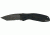 Kershaw Blur Knife, Tanto Blade, Black, Clam Pack 112629