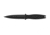 Kershaw Secret Agent Fixed Blade Knife, 4.4in SS Blk-Oxide Spear Point, Black, Rubberized, 4007