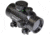 Kexuan 35mm Kexuan Compact Tactical R/G Dot Scope w/Mount, Black, KX RD35