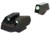 Kimber Mfg.,inc ML11231 K6S Night Sight Set Green/Tritium Black Outline Front S