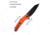 Kubey Flash Linerlock Orange