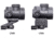 Larue Tactical QD Mount, Black, Medium Rings, LT849