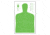Law Enforcement Targets High Visibility Fluorescent B-27E Indoor Target Green 23x35 Inch 100 Per Case