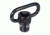 UTG Pro Standard Push Button QD Sling Swivel, 1in Loop, Black, TL-QDSW08A
