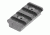Leapers UTG PRO 1.57in 4-Slot Keymod Picatinny Rail Section, Black MTURS04S