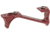 Leapers UTG Ultra Slim Angled Foregrip, Keymod, Matte Red, MT-AFGK01R