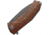 Lionsteel KUR Linerlock Santos Folding Knife, 3.5in Black Stonewash Sleipner Tool Steel Drop Point, Santos Wood Handle, Pvd Coated Blade, KUR BST