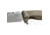 Lionsteel SR11 Framelock Tiium Bronze Folding Knife, 3.75in Satin Sleipner Tool Steel Drop Point, Brown Textured Titanium Handle, Glass Breaker, Pocket Clip, Black Leather Sheath, SR11 B