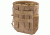Loaded Gear CX-700 Drawstring Dump Pouch, Compatible w/ Molle System, Dark Earth, 5.5 x 3 x 7.5 in BI12626