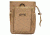 Loaded Gear CX-700 Drawstring Dump Pouch, Compatible w/ Molle System, Dark Earth, 5.5 x 3 x 7.5 in BI12626