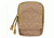 Loaded Gear CX-800 Accessory Pouch, Dual Zipper Design, Compatible w/ Molle System, Dark Earth BI12632