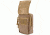 Loaded Gear CX-800 Accessory Pouch, Dual Zipper Design, Compatible w/ Molle System, Dark Earth BI12632