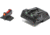 LPA Adjustable Orange Front Green Rear Fiber Optic Sight Set, Sig Sauer 1911, Cal .22, Black, SPF17SS
