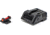 LPA Adjustable Red Front Fiber Optic Sight Set, Kimber 1911, Black, SPS09KI6F