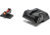 LPA Adjustable Red Front Fiber Optic Sight Set, Rock Island 1911, Black, SPS18RL6F