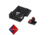 LPA SPS Fully Adjustable Black Serrated Rear Red Fiber Optic Front Sight Set For S&amp;W Military and Police M&amp;P, Black, SPS02SW6F
