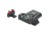 LPA TTF Fiber Optic Adjustable Sight Set For H&amp;K, USP 40, S&amp;W, USP 45, Black, TTF49HK