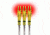Lumenok Lighted Arrow Nock Signature Series, Red, 3pk