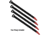 Magpul MAG1442-BLK DAKA Gear Straps Black/Red 12 Long 4 Pack