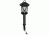 Malibu LED Low Voltage Plastic Pathway Light,Black 8401-4120-01