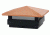 Malibu LED Low Voltage Real Copper and Cast Iron Post Cap Light 8421-2402-01