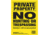 Maple Leaf Press Maple Leaf No Trespassing Sign, Yellow, NTP-3-25