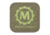 Marathon 2x2in Morale Patch w/Glow in the Dark Rubber Logo,Desert Tan, AD030009DT